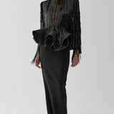 COLUMN SKIRT IN CHEZ CASTEL