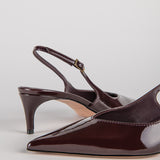 SAASHA IN BURGUNDY PATENT