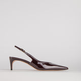 SAASHA IN BURGUNDY PATENT