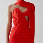 ETNA MIDI DRESS IN AMBERICA