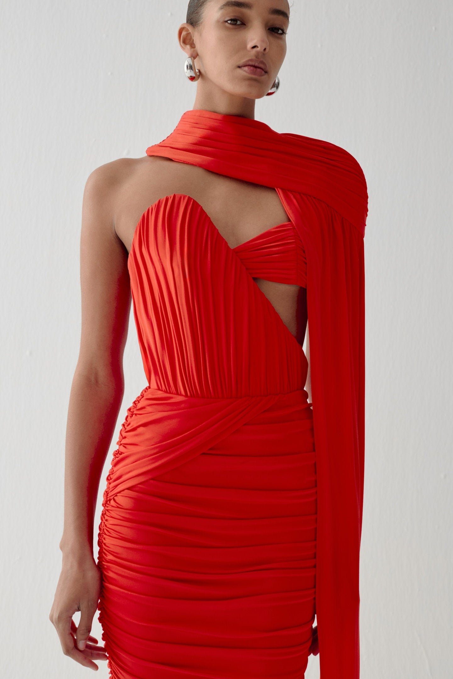 ETNA MIDI DRESS IN AMBERICA