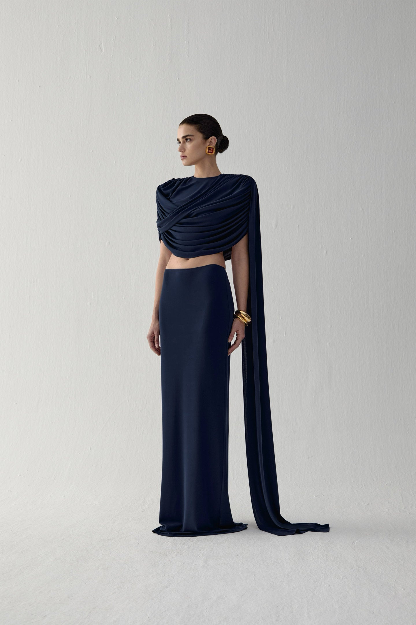 ZADA SKIRT IN HAN BLUE