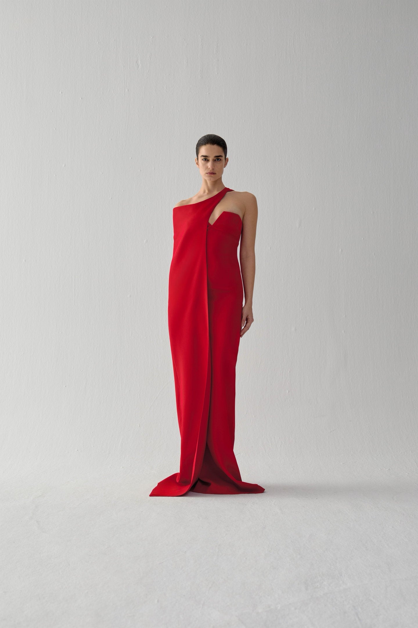 ECLIPTICA DRESS IN PEDRO RED