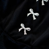 CLAUDINE IN VELOURS NOIR