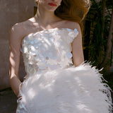 ZIZI IN WHITE MUSTANG