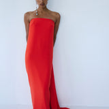 COAST MAXI CAPE DRESS IN LAVA