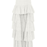 EVA SKIRT IN MOONRISE WHITE