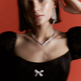 CLAUDINE IN VELOURS NOIR