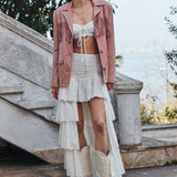 JANE JACKET IN PALE ROSETTE