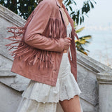 JANE JACKET IN PALE ROSETTE