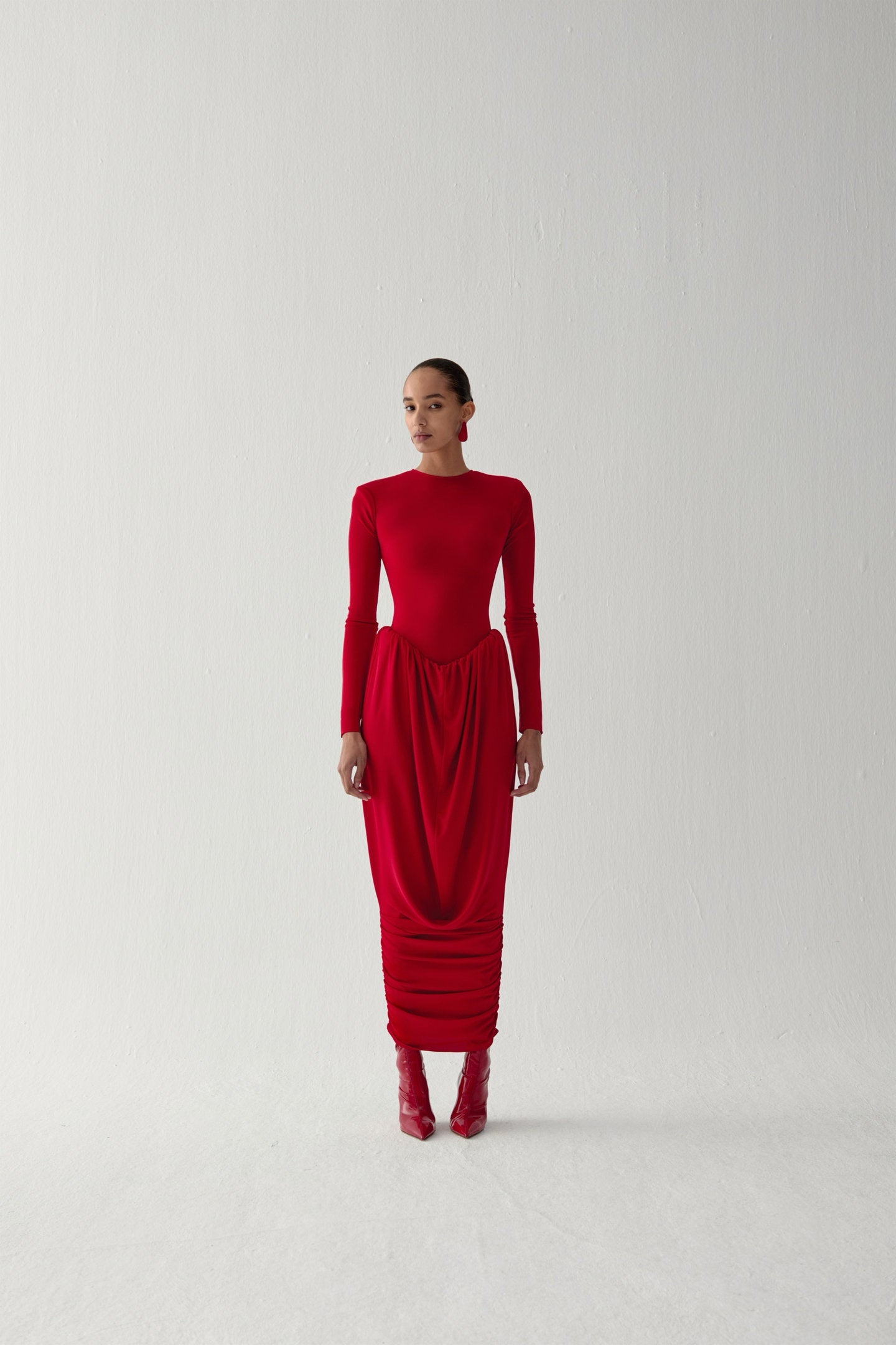 CAMINO MIDI DRESS IN CORAZON