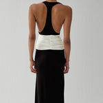 SIWA MAXI DRESS IN RAVEN