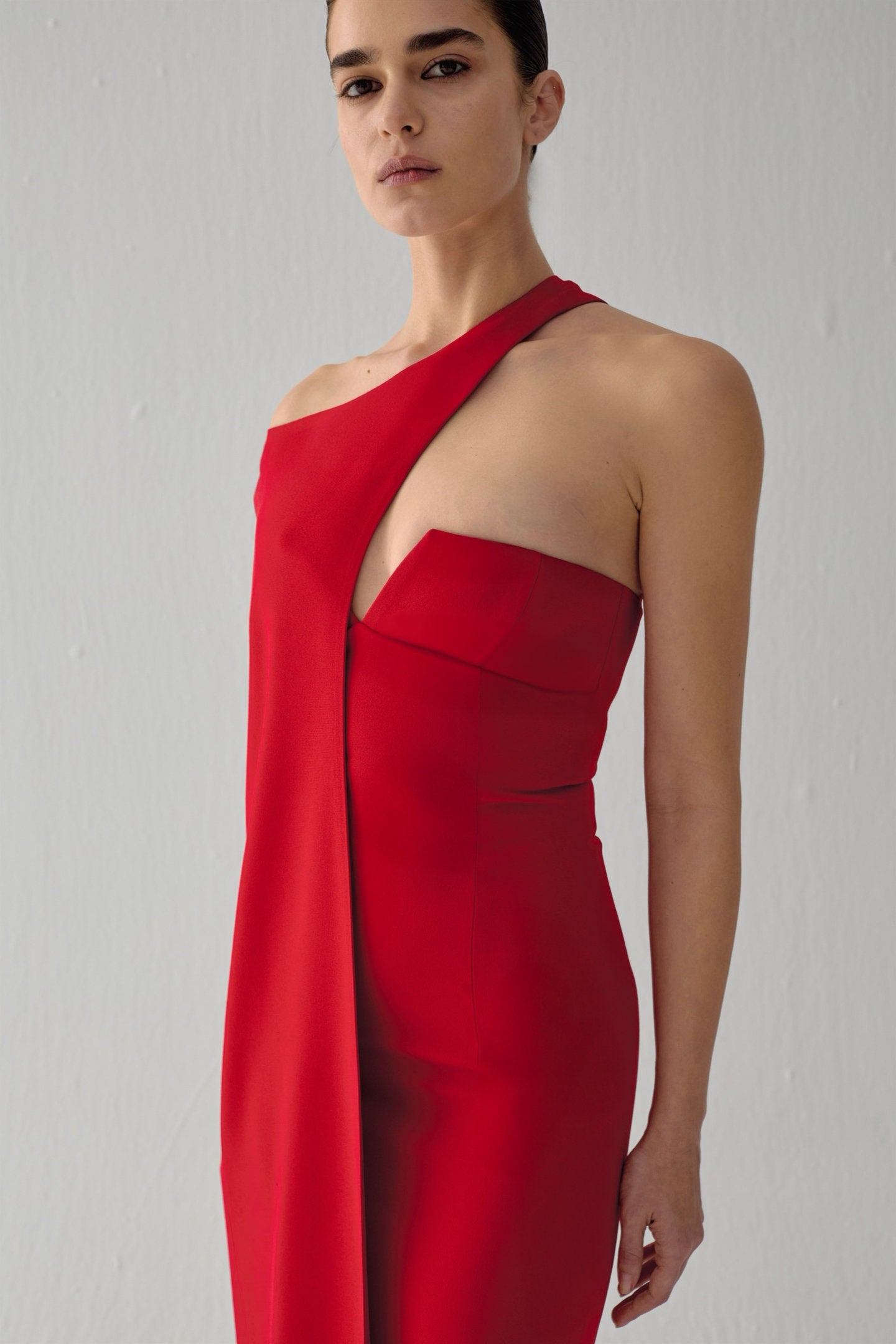 ECLIPTICA DRESS IN PEDRO RED