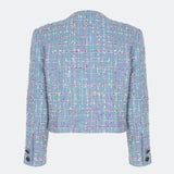 LOULOU JACKET IN BLÊU FUMEE