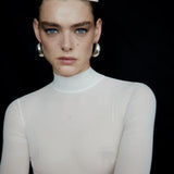 CATROUX BODYSUIT IN RAKI WHITE