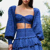 TINA TOP IN BLUE VALENTINE
