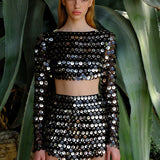 ISLA SKIRT IN NIGHT RIDER LILY