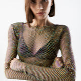 LÉA DRESS IN SERPENT DE NUIT